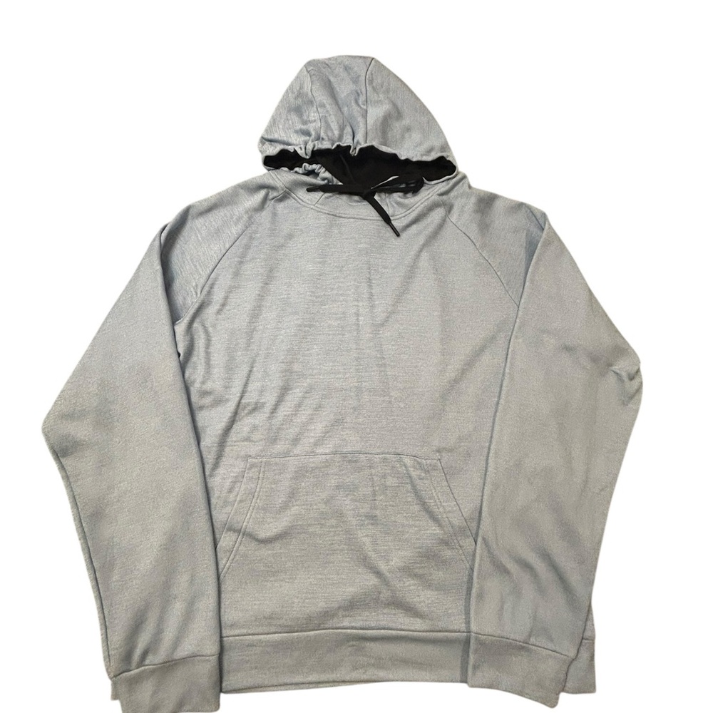 ZELOS Men’s‎ Light Blue Gray Hoodie Large Tall Workout Casual